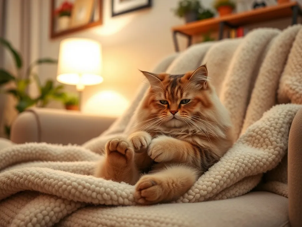 Dlaczego kot ugniata łapkami koc? Odpowiedzi na ciekawostki