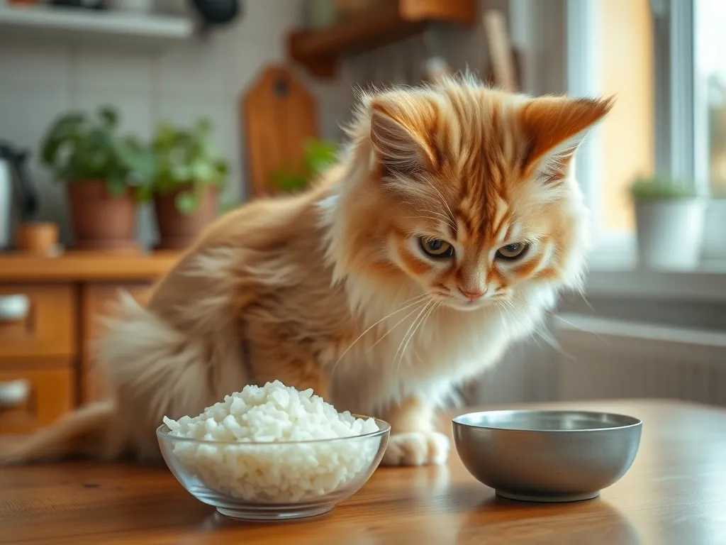 Czy kot może jeść ryż? Odpowiedzi na najczęstsze pytania