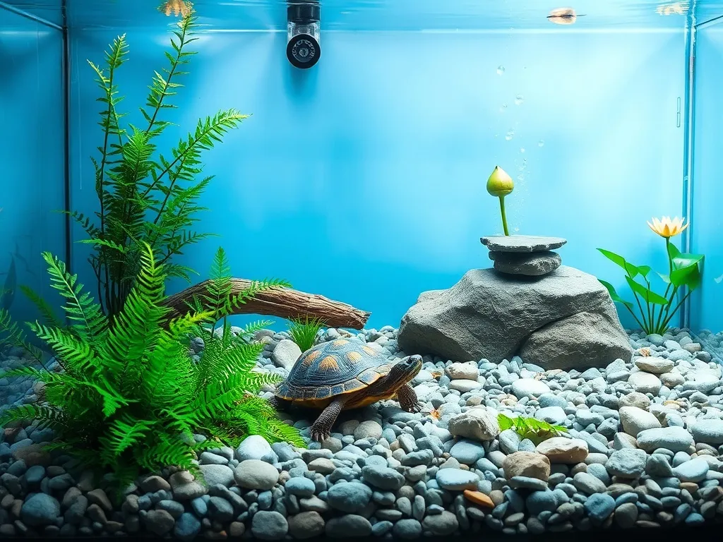 Jak urządzić akwarium dla żółwia wodno-lądowego? Praktyczne porady