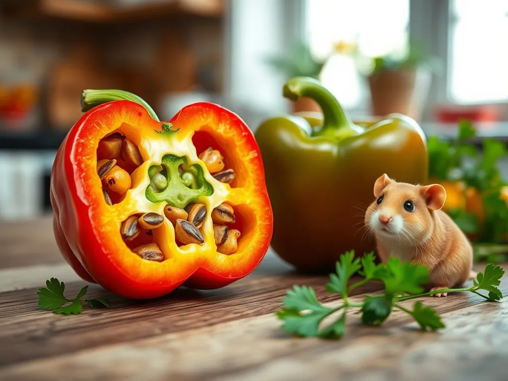 Czy chomik może jeść paprykę? Sprawdź, co mu podać!